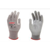 GUANTE PU440G (500G2P) GRIS NYLON/POLIURET.