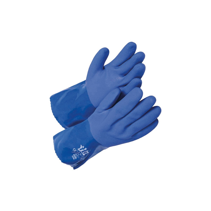 Guantes de vinilo azul Aachen - Fabricantes de guantes de vinilo